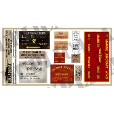 1/35 Vietnam War Khe Sanh Signs