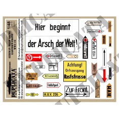 1/48 German Signs - Eastern Front #3