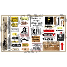 1/35 German Signs - Eastern Front #4