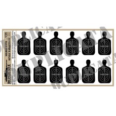 1/35 Targets - Silhouette #1 Black