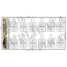 1/35 Targets - Silhouette #2 White