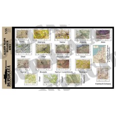 1/35 WWII Allied Belgium Maps