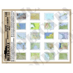 1/48 WWII Allied Aeronautical Maps