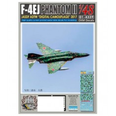 Decals for 1/48 JASDF McDonnell Douglas F-4EJ ADTW Digital Camouflage 2017