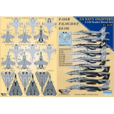 Decals for 1/144 USN F-14A/B/F/A18CDEF & EA-18G