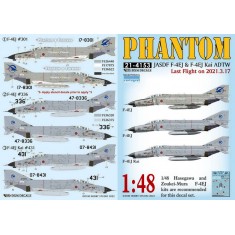 1/48 JASDF ADTW F-4 Phantom Last Flight 2021 Decals for Zoukei-Mura/Hasegawa F-4EJ kits