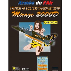 Decals for 1/48 French AF M2000D EC5/330 Tigermeet 2010