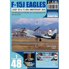 1/48 JASDF F-15J 201st FS 40th Anniversary 2026 Decals for Hasegawa kit