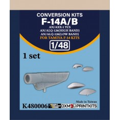 1/48 F-14A/B AN/AXX-1 TCS/AN/ALQ-126 for Tamiya kits