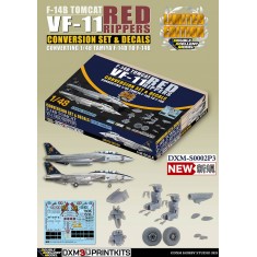 1/48 USN F-14B Tomcat VF-11 Red Rippers Conversion set for Tamiya F-14D kit