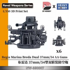 1/350 Regia Marina Breda Twin 37mm/54 AA Guns (6pcs)