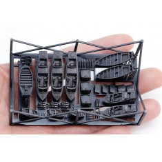 1/350 Royal Navy Motor Boats Set for HMS Belfast 1943 (11pcs)