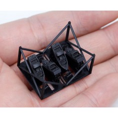 1/350 Royal Navy 16ft Fast Motor Boat (4pcs)