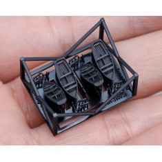 1/350 Royal Navy 14ft Drifter Dinghy (4pcs)