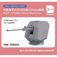 1/700 PLAN H/PJ45A 130mm Naval Gun for Type 055