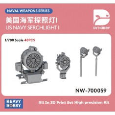 1/700 US Navy Searchlights Type I (40pcs)