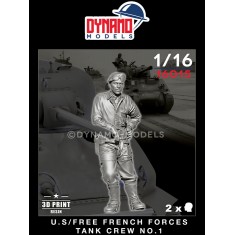 1/16 US / Free French Forces Tanker 1944 Ver.1