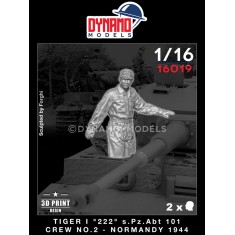 1/16 Tiger I 222 s.Pz.Abt.101 - Crew No.2 Normandy 1944