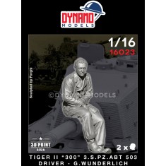 1/16 Tiger II ''300'' s.Pz.Abt 503 Driver G.Wunderlich
