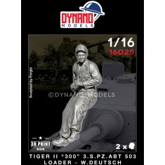 1/16 Tiger II ''300'' s.Pz.Abt 503 Loader W.Deutsch