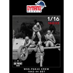 1/16 WSS - PAK40 Crew 1942-44 Crew Set (4 figures)