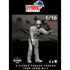 1/16 US/Free French Forces Tank Crew No.4