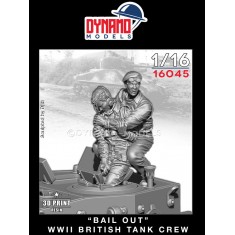 1/16 ''Bail Out'' British Tank Crew Set