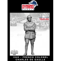 1/16 French Tank Crew Colonel De Gaulle 1940