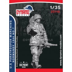 1/35 US Paratrooper MG Marching (Normandy 1944) No.7