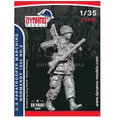 1/35 US Paratrooper 'MG Tripod' Marching (Normandy 1944) No.8
