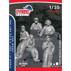 1/35 Tiger II 300 s.Pz.Abt.503 Crew Set (5 figures)