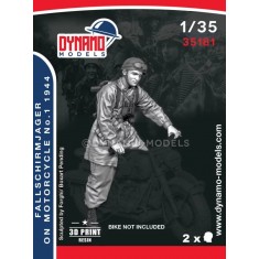 1/35 Fallschirmjager on Motorcycle No.1 - Normandy 1944