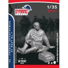 1/35 1940 French Infantryman at Rest No.7