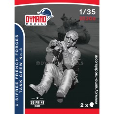 1/35 U.S / Free French Forces Tanker 1944 No.3
