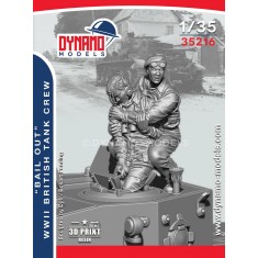 1/35 WWII British Tank Crew ''Bail Out'' Set #1 (2 figures)