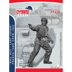1/35 ''Bail Out - Last Cover'' French Tank Crew 1940