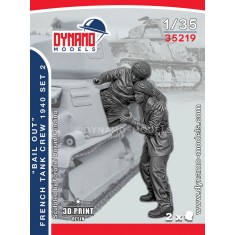1/35 1940 French Tank Crew ''Bail Out'' Set #2 (2 figures)