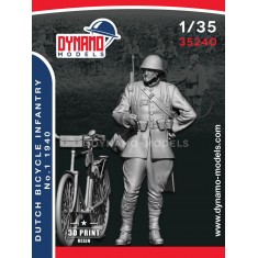 1/35 Dutch Army Bicycle Infantry 1940 With Bicycle