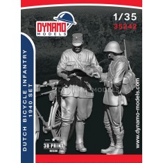 1/35 Dutch Army Bicycle Infantrymen 1940 (2 figures) With Bicycle Set