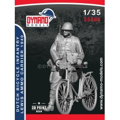 1/35 Dutch Army Bicycle Lewis Ammo Carrier 1940 with Bicycle