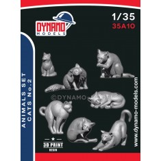 1/35 Animals Serie - Cats Set No.2 (7pcs)