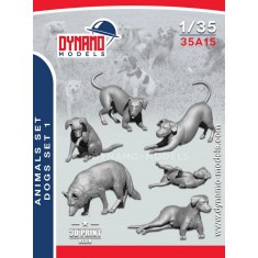 1/35 Animals Serie - Dogs set #1 (6pcs)