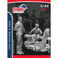 1/48 Civilian - The Father and Son (2 figures)
