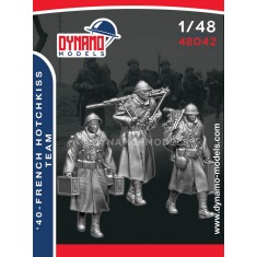 1/48 French '40 Hotchkiss Team (3 figures)