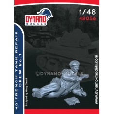 1/48 40s French Tank Repair Crew No.1