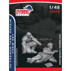 1/48 40 French Tank Repair Crew Set (2 figures)