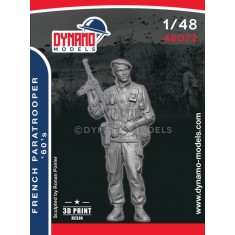 1/48 French Paratrooper 60s