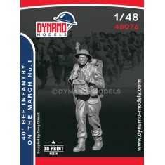 1/48 40 BEF Infantryman Marching No.1