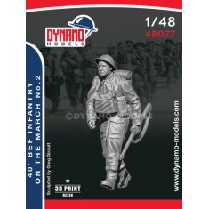 1/48 40 BEF Infantryman Marching No.2