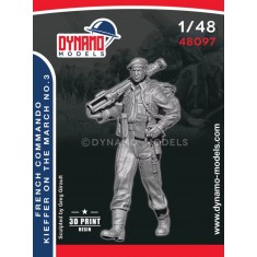 1/48 French Commando Kieffer Marching No.3